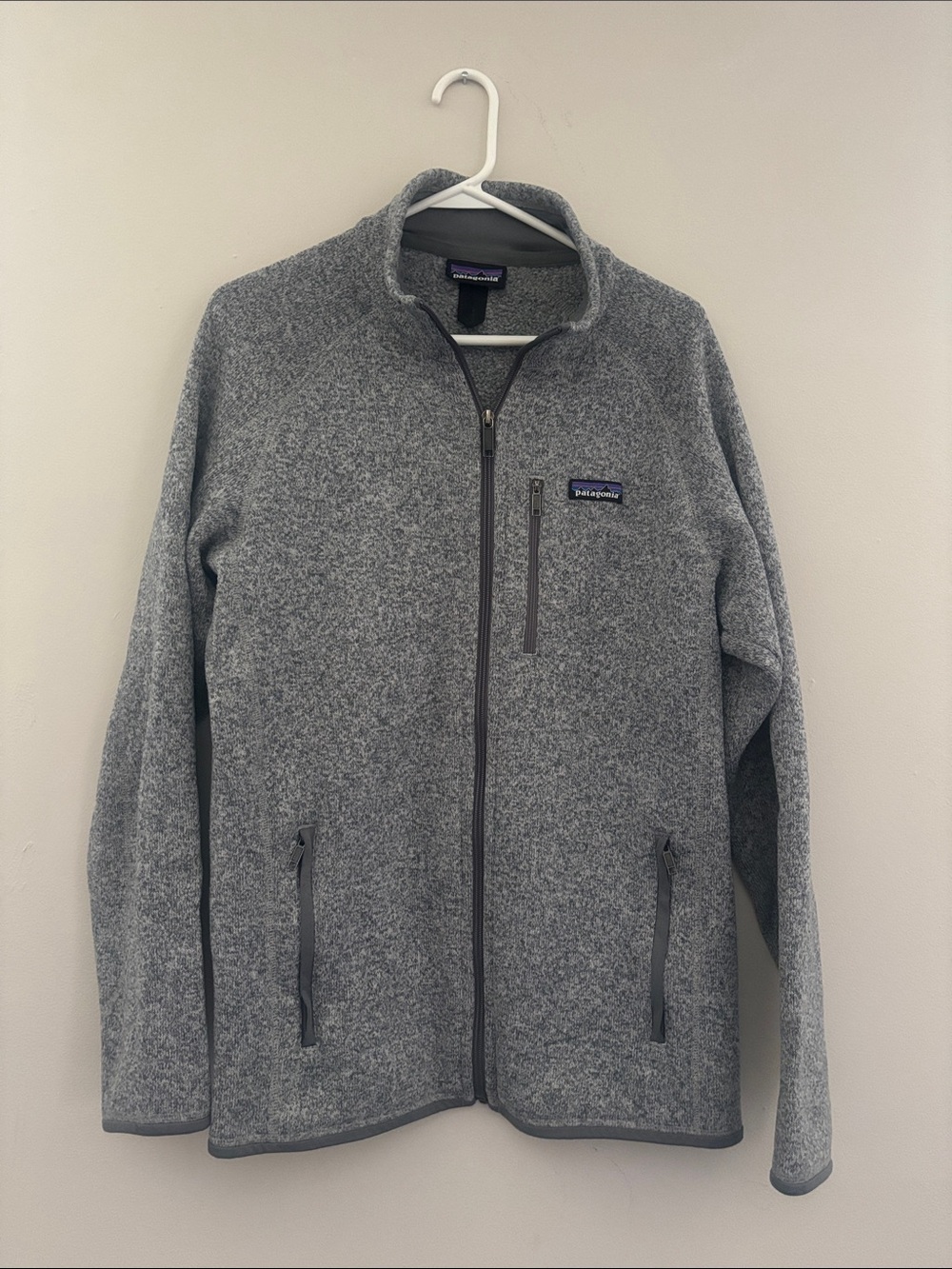 Patagonia Men’s Gray Full-Zip Better Sweater Fleece Jacket
